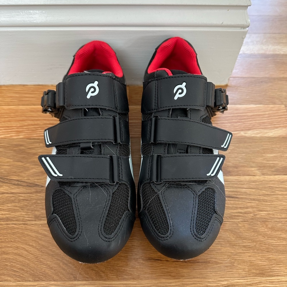 Peloton Cycling Shoes with Cleats- Barely used, like new. Size 40.
